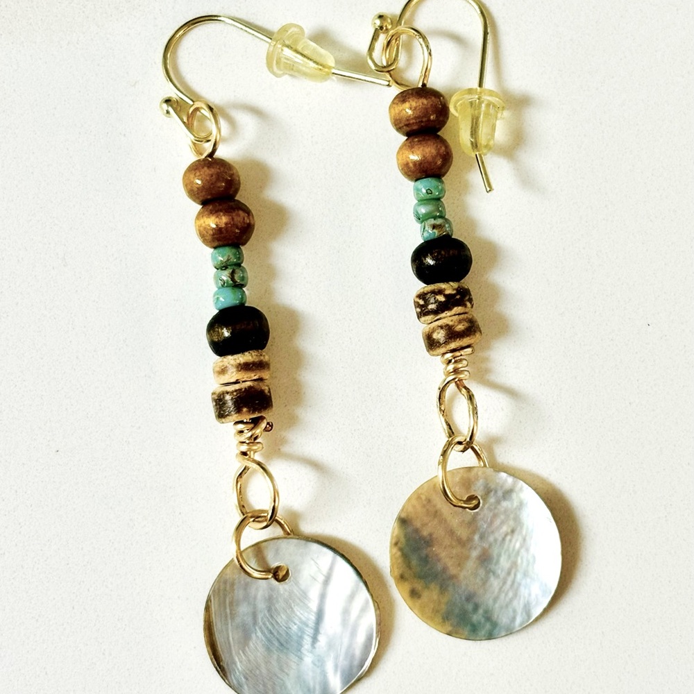 Bohemian beaded earrings